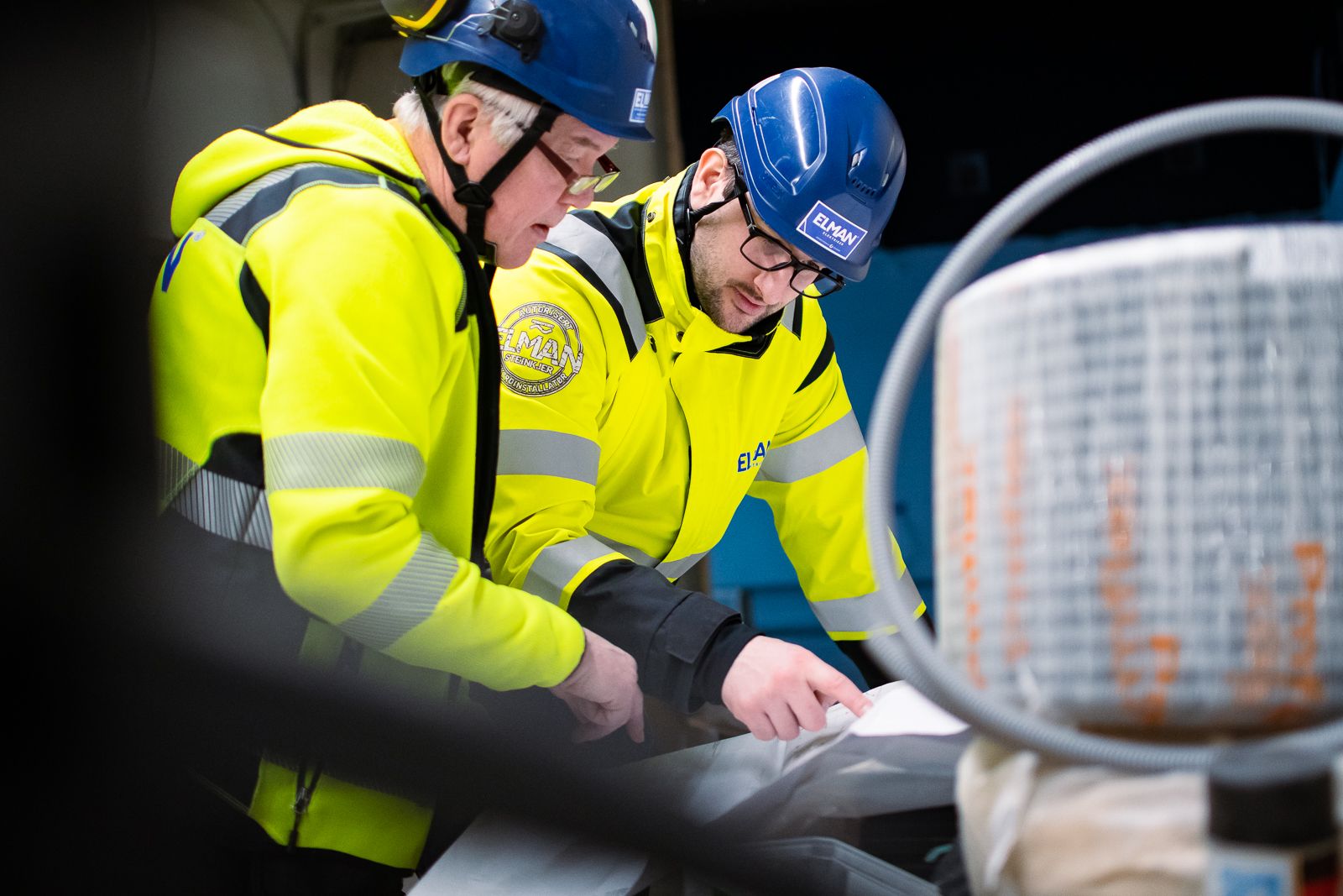 BIlde av daglig leder og prosjektleder fra Elman Steinkjer, en del av Nimlas_ledende_teknisk_installasjonskonsern